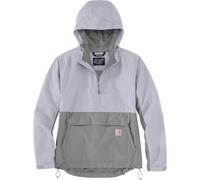 Carhartt Rain Defender Loose Fit Lightweight Packable Chaqueta de dama, gris/morado, Talla XS
