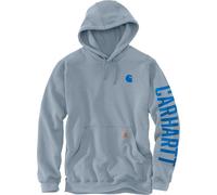 Carhartt Rain Defender Loose Fit Midweight C Graphic Sudadera con capucha, Azul claro, Talla M