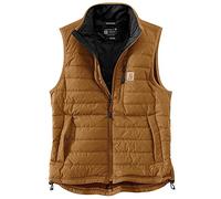 Carhartt Rain Defender Relaxed Fit Lightweight Insulated Vest, Chaleco aislante ligero y de ajuste relajado Rain Defender de los hombres, Carhartt Brown,