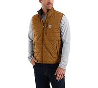 Carhartt Rain Defender Relaxed Fit Lightweight Insulated Vest, Chaleco aislante ligero y de ajuste relajado Rain Defender de los hombres, Carhartt Brown,