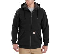 Carhartt Sherpa-Lined Midweight Full-Zip Sudadera, negro, tamaño L para Hombres
