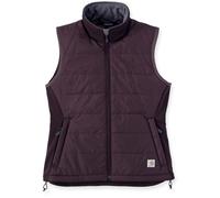 Carhartt Rain Defener Relaxed Fit Lightweight Chaleco de señora, Rojo burdeos, Talla S