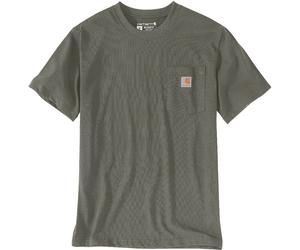 Carhartt Relaxed Fit Heavyweight K87 Pocket Camiseta, gris/oliva, Talla XXL
