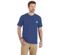 Carhartt Relaxed Fit Heavyweight Short-Sleeve K87 Pocket T-Shirt, Camiseta Work Utility, Hombre, Azul Oscuro, XS