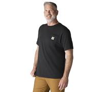 Carhartt Relaxed Fit Heavyweight Short-sleeve K87 Pocket T-shirt, Camiseta Work Utility, Hombre, Negro, L