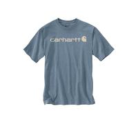 Carhartt Relaxed Fit Heavyweight Short-Sleeve Logo Graphic T-Shirt, Camiseta Work Utility, Hombre, Azul, S