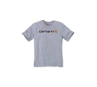 Camiseta carhartt core logo t-shirt s/s hombre gris heather XL