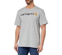Carhartt EMEA Core Logo Workwear Short Sleeve Camiseta, gris, tamaño XS para Hombres