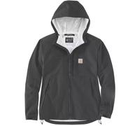 Carhartt Relaxed Fit Packable Chaqueta impermeable, negro, tamaño M para Hombres
