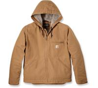 Carhartt Relaxed Fit Washed Duck Sherpa Lined Chaqueta, marrón, tamaño L para Hombres