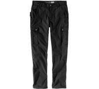 Relaxed Ripstop Cargo Work Pantalón, negro, Talla 30