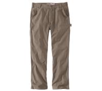 Carhartt Relaxed Straight Rugged Flex Duck Dungaree Pantalones, beige, tamaño 32 34 para Hombres
