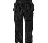 Carhartt Relaxed Straight Steel Rugged Flex Ripstop Double-Front Cargo Pantalón, negro, Talla 42/30