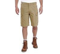 Carhartt Rugged Flex Rigby Cargo Pantalones cortos, marrón, tamaño 34 para Hombres