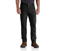 Carhartt Rigby Straight Fit Pant, Pantalones de trabajo Hombre, Negro, 36W / 30L
