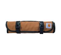 Carhartt - Bolsa organizadora enrollable de 18 compartimentos, bolsa de organización de herramientas duradera y resistente al agua, bolsa para herramientas básicas (marrón carhartt)
