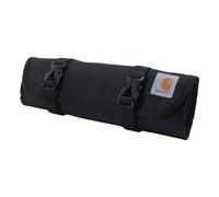 Carhartt Rollo de herramientas de 18 bolsillos, duradero, resistente al agua, rollo de herramientas esencial (negro)