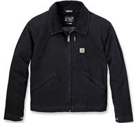 Carhartt Rugged Flex Relaxed Fit Canvas Detroit Chaqueta de mujer, negro, tamaño XS