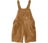 Carhartt Rugged Flex Relaxed Fit Canvas Ladies Peto corto, marrón, Talla XS