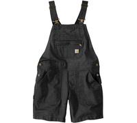 Carhartt Rugged Flex Relaxed Fit Canvas Ladies Peto corto, negro, Talla XS