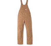 Carhartt Rugged Flex Relaxed Fit Canvas Mono de mujer, marrón, tamaño L