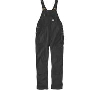 Carhartt Rugged Flex Relaxed Fit Canvas Mono de mujer, negro, Talla XS