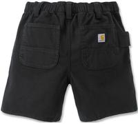 Carhartt Rugged Flex Relaxed Fit Canvas Work Pantalones cortos para damas, negro, Talla 10