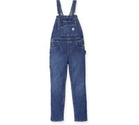 Carhartt Rugged Flex Relaxed Fit Denim Mono de mujer, Blue Stone Wash, Talla XL