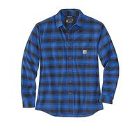 Carhartt Rugged Flex Relaxed Fit Midweight Flannel Long-Sleeve Plaid Shirt Rugged Flex - Camisa de Franela de Manga Larga a Cuadros de Peso Medio Hombre