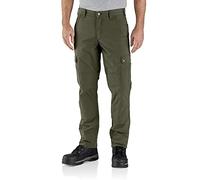 Carhartt Cargo Fleece Lined Work Pantalón, verde, tamaño 34 para Hombres
