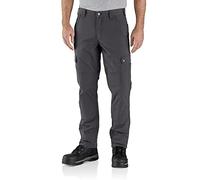 Carhartt Rugged Flex Relaxed Fit Ripstop Cargo Fleece-Lined Work Pant, Pantalones de Trabajo Hombre, Gris (Shadow), 42W / 32L