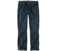 Carhartt Rugged Flex Relaxed Straight Pantalones vaqueros, azul oscuro, Talla 33