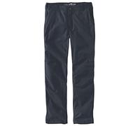 Carhartt Rugged Flex Slim Fit Canvas 5-Pocket Tapered Work Pant, Pantalones Hombre, Azul (Azul Marino), 32W / 34L