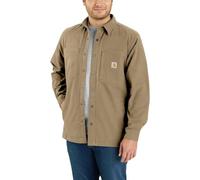 Carhartt Fleece Lined Snap Front Camisa, verde-marrón, tamaño 2XL para Hombres