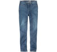 Carhartt Rugged Flex Tapered Jeans para damas, Azul claro, Talla 2