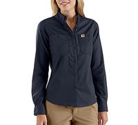 Carhartt Rugged Professional Camisa de Trabajo de Manga Larga, En Lona, Relaxed Fit Camiseta para Mujer