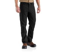 Carhartt Rugged Professional Pantalón de Trabajo, En Lona con Tecnología Rugged Flex, Ajuste Ligeramente Holgado Hombre, Negro, 38W / 32L