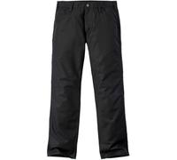Carhartt Rugged Stretch Canvas Pantalones, negro, Talla 30