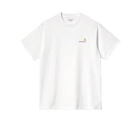 Carhartt S/S American Script T-Shirt Camiseta, Blanco, M Unisex Adulto