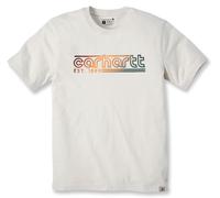 Carhartt Relaxed Fit Lightweight Short-Sleeve Logo Graphic Camiseta, blanco, tamaño XL para Hombres
