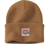 Carhartt Señoras Knit Heart Patch Beanie 107409 Einheitsgröße