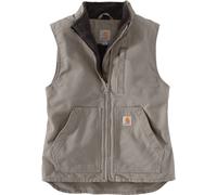 Carhartt Sherpa Lined Mock Neck Chaleco de dama, gris, tamaño M para Mujer