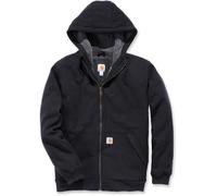 Carhartt Sherpa-Lined Midweight Full-Zip Sudadera, negro, tamaño XL para Hombres