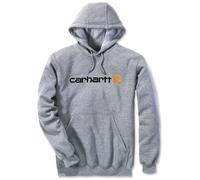 Carhartt Signature Logo Sweatshirt, Sudadera Hombre, Jaspeado Gris, L