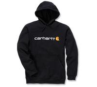Carhartt Sudadera Signature Logo con capucha Hombre Negro S