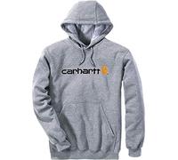 Carhartt Signature Logo Sweatshirt, Sudadera Hombre, Jaspeado Gris, S