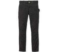 Carhartt Slim Fit Crawford Pantalones de las mujeres, negro, Talla 40