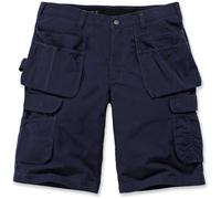 Carhartt Steel Multipocket Pantalones cortos, azul oscuro, Talla 42