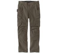 Carhartt Relaxed Fit Straight Steel Rugged Flex Ripstop Double-Front Cargo Pantalón, gris, tamaño 32 34 para Hombres
