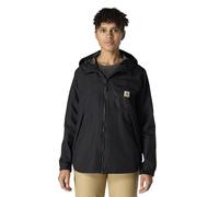 Carhartt Storm Defender - Chaqueta ligera con capucha y ajuste holgado para mujer, Negro -, M